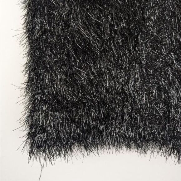 Forever21 black tinsel mini skirt - size S - Picture 2 of 6